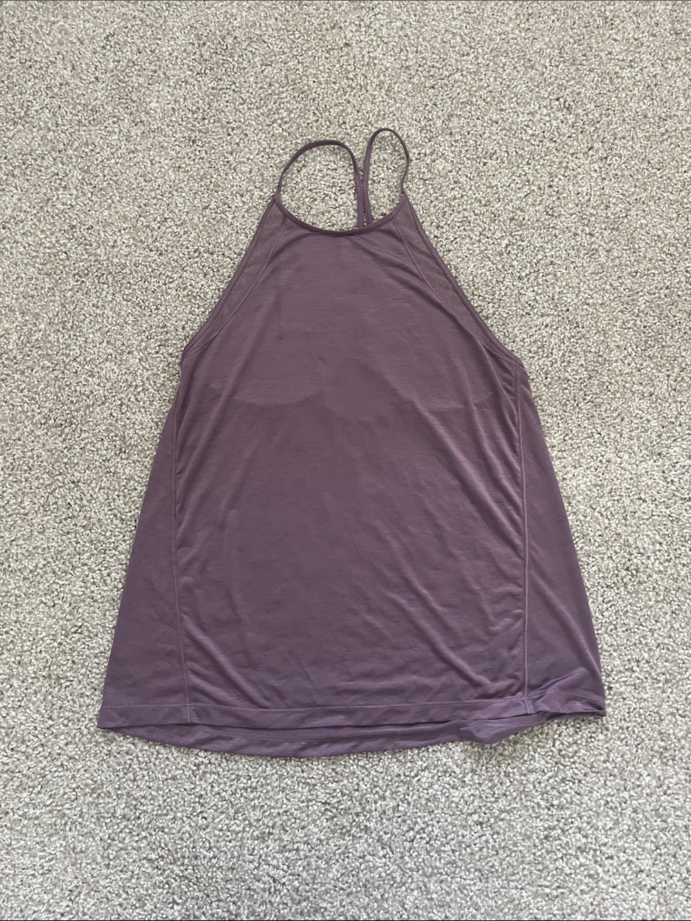 Lululemon Smoked Mulberry Through the Movement Tank Size 6/8